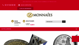 What Emonnaies.fr website looked like in 2017 (7 years ago)