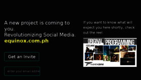 What Equinox.com.ph website looked like in 2017 (7 years ago)