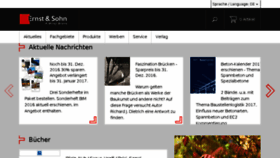 What Ernst-und-sohn.de website looked like in 2017 (7 years ago)