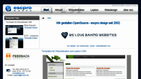 What Escpro.de website looked like in 2017 (7 years ago)