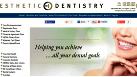 What Estheticdentistry.net website looked like in 2017 (7 years ago)