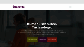 What Ebenefits.com website looked like in 2017 (7 years ago)
