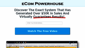 What Ecompowerhouse.com website looked like in 2017 (7 years ago)