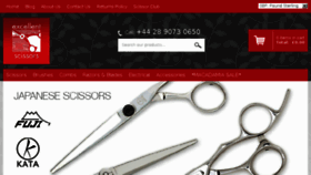 What Excellent-scissors.com website looked like in 2017 (7 years ago)