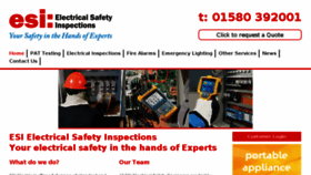 What Esielectrical.co.uk website looked like in 2017 (7 years ago)