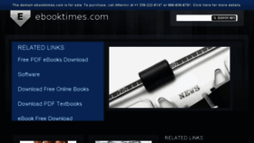 What Ebooktimes.com website looked like in 2017 (7 years ago)