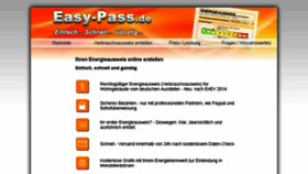 What Easy-pass.de website looked like in 2017 (7 years ago)
