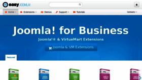 What Easyjoomla.cz website looked like in 2017 (7 years ago)