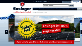 What Ensinger.de website looked like in 2017 (7 years ago)