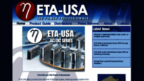 What Eta-usa.com website looked like in 2017 (7 years ago)
