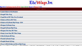 What Etcwap.in website looked like in 2017 (7 years ago)