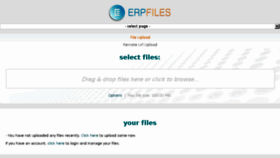 What Erpfiles.com website looked like in 2017 (7 years ago)