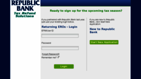 What Enrollment.republicrefund.com website looked like in 2017 (7 years ago)