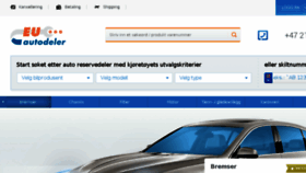 What Euautodeler.co.no website looked like in 2017 (7 years ago)