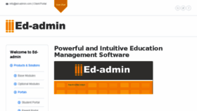 What Ed-admin.com website looked like in 2017 (7 years ago)