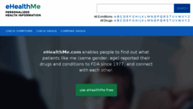 What Ehealthme.com website looked like in 2017 (7 years ago)