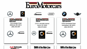 What Euromotorcars.com website looked like in 2017 (7 years ago)