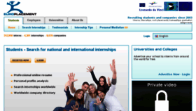 What Europlacement.com website looked like in 2017 (7 years ago)