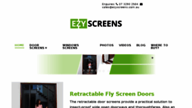 What Ezyscreens.com.au website looked like in 2017 (7 years ago)