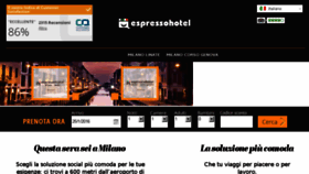 What Espressohotel.it website looked like in 2017 (7 years ago)