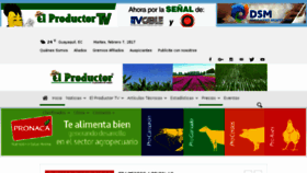 What Elproductor.com website looked like in 2017 (7 years ago)
