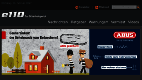 What E110.de website looked like in 2017 (7 years ago)