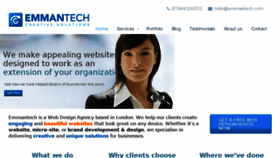 What Emmantech.com website looked like in 2017 (7 years ago)