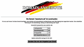 What Essenturm.de website looked like in 2017 (7 years ago)