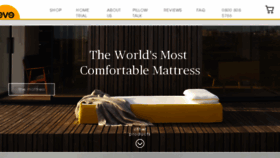 What Evemattress.co.uk website looked like in 2017 (7 years ago)