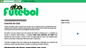What Ebafutebol.com.br website looked like in 2017 (7 years ago)