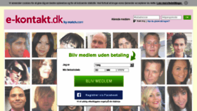 What E-kontakt.dk website looked like in 2017 (7 years ago)