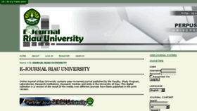 What Ejournal.unri.ac.id website looked like in 2017 (7 years ago)