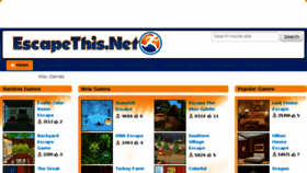 What Escapethis.net website looked like in 2017 (7 years ago)