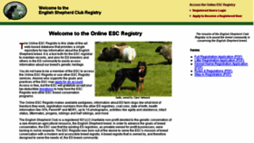 What Esc-registry.org website looked like in 2017 (7 years ago)