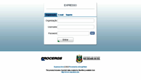 What Expresso.rs.gov.br website looked like in 2017 (7 years ago)