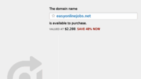 What Easyonlinejobs.net website looked like in 2017 (7 years ago)