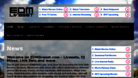 What Edmliveset.com website looked like in 2017 (7 years ago)