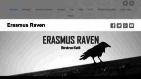 What Erasmusraven.com website looked like in 2017 (7 years ago)
