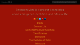 What Emergentmind.com website looked like in 2017 (7 years ago)
