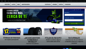 What Econollantas.com website looked like in 2017 (7 years ago)