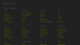 What Emoticoin.org website looked like in 2017 (8 years ago)