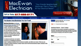 What Electrician-in-boston.net website looked like in 2017 (7 years ago)
