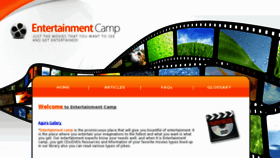 What Entertainmentcamp.com website looked like in 2011 (12 years ago)
