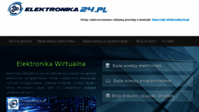 What Elektronika24.pl website looked like in 2017 (7 years ago)