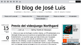 What Elblogdejoseluis.com.mx website looked like in 2017 (7 years ago)
