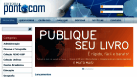 What Editorapontocom.com.br website looked like in 2017 (7 years ago)