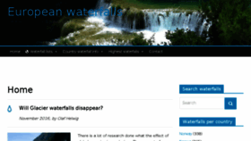 What Europeanwaterfalls.com website looked like in 2017 (7 years ago)