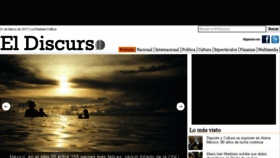 What Eldiscurso.com.mx website looked like in 2017 (7 years ago)