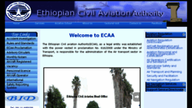 What Ecaa.gov.et website looked like in 2017 (7 years ago)