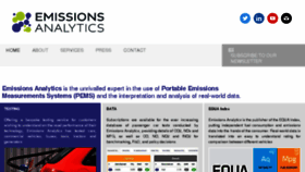 What Emissionsanalytics.com website looked like in 2017 (7 years ago)